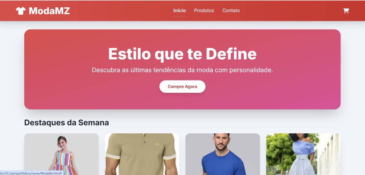 Loja Online de Moda Moçambicana